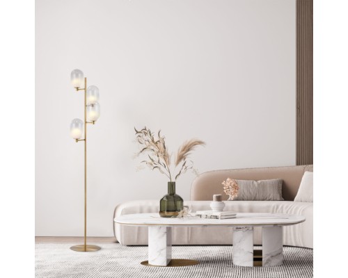 Торшер Loona 01161/4 латунь Eurosvet
