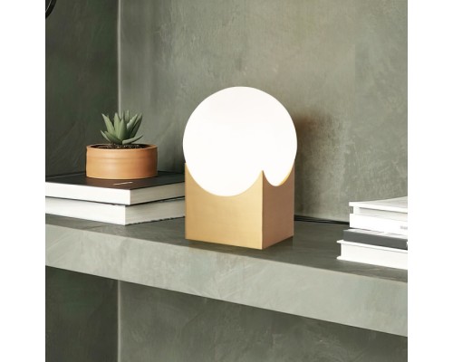 Интерьерная настольная лампа Pax 01167/1 латунь Eurosvet