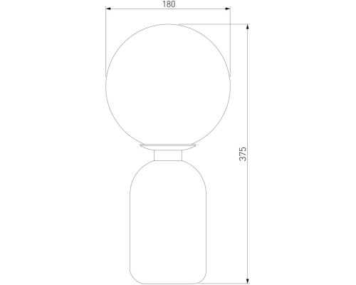 Интерьерная настольная лампа Bubble 01197/1 Eurosvet