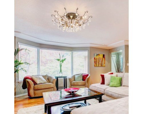 Потолочная люстра Vita 10042/12 античная бронза Eurosvet