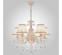Подвесная люстра Amelia 10054/5 белый с золотом Eurosvet