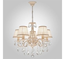 Подвесная люстра Amelia 10054/5 белый с золотом Eurosvet