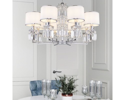 Подвесная люстра Zaffiro 10099/8 хром Eurosvet