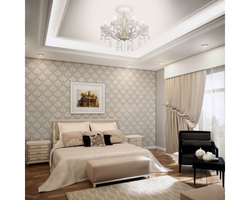 Потолочная люстра 12205 12205/8 белый Eurosvet