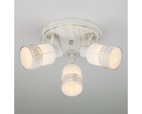 Спот 20025-20026 20026/3 белый с золотом Eurosvet