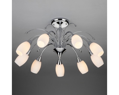 Потолочная люстра 22080 22080/9 хром Eurosvet
