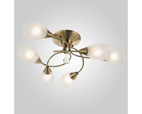 Потолочная люстра 2275 2275/6 античная бронза Eurosvet