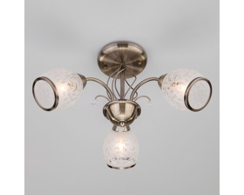 Потолочная люстра 30026 30026/3 античная бронза Eurosvet