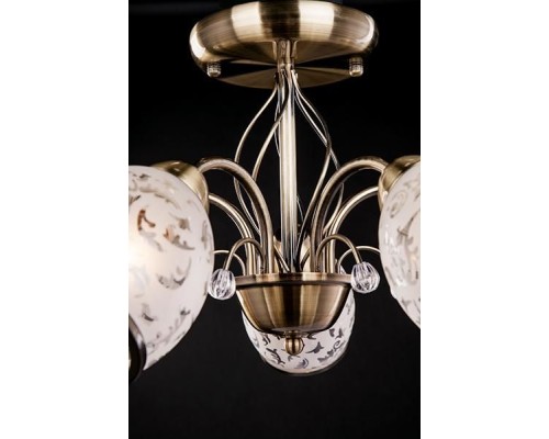 Потолочная люстра 30026 30026/5 античная бронза Eurosvet