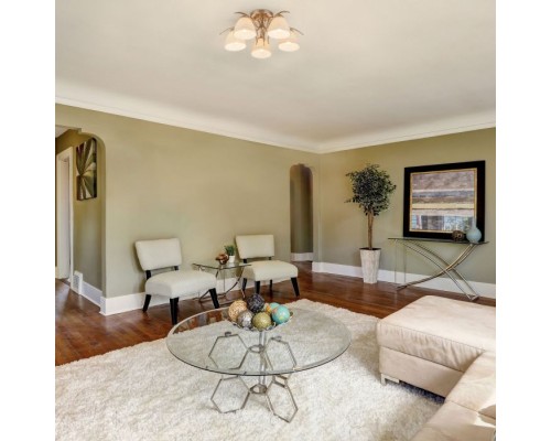 Потолочная люстра Megan 30121/5 сатин-никель Eurosvet