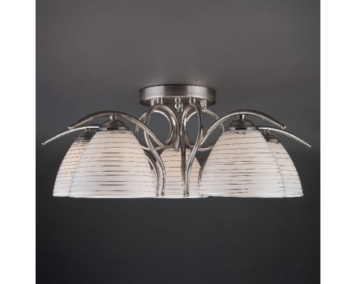 Потолочная люстра Megan 30121/5 сатин-никель Eurosvet