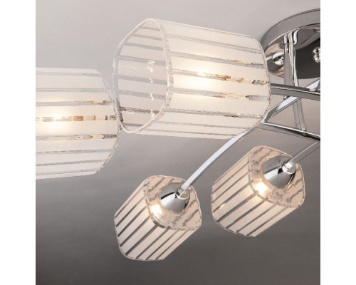 Потолочная люстра Ruby 30125/8 хром Eurosvet