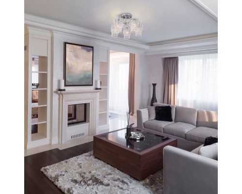 Потолочная люстра Bonnie 30137/5 хром Eurosvet