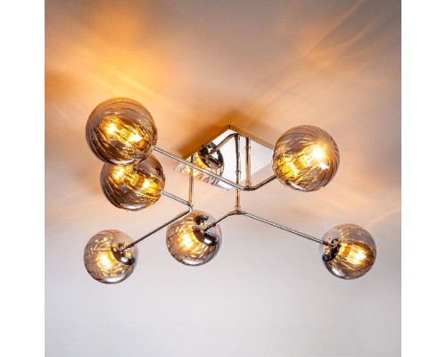 Потолочная люстра Evita 30140/6 хром Eurosvet