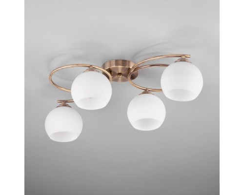 Потолочная люстра Alba 30144/4 античная бронза Eurosvet