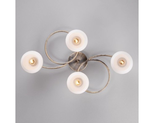 Потолочная люстра Alba 30144/4 античная бронза Eurosvet