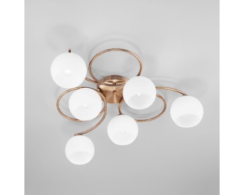 Потолочная люстра Alba 30144/6 античная бронза Eurosvet