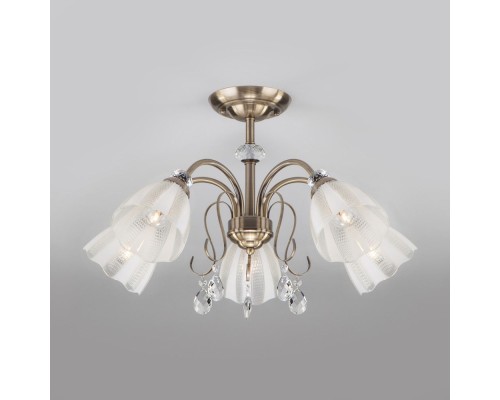 Потолочная люстра Floranse 30155/5 античная бронза Eurosvet