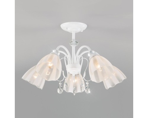 Потолочная люстра Floranse 30155/5 белый Eurosvet