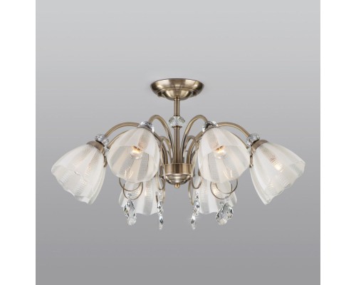 Потолочная люстра Floranse 30155/8 античная бронза Eurosvet