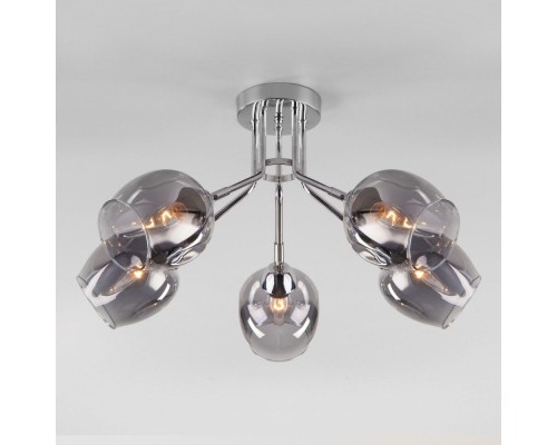 Потолочная люстра Marci 30164/5 хром Eurosvet