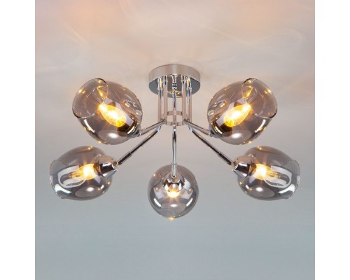 Потолочная люстра Marci 30164/5 хром Eurosvet