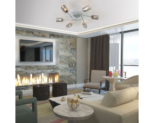 Потолочная люстра Motive 30167/6 хром Eurosvet