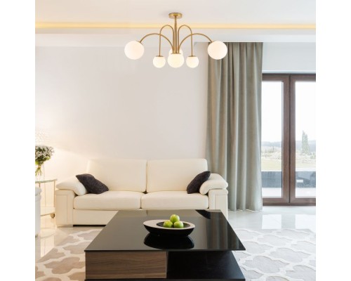 Потолочная люстра 30177/6 латунь Eurosvet