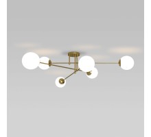 Потолочная люстра Netz 30181/6 латунь Eurosvet