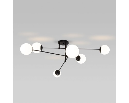 Потолочная люстра Netz 30181/6 черный Eurosvet
