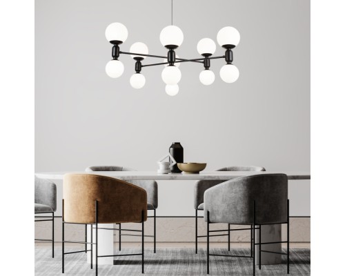 Подвесной светильник Bubble 30182 черный Eurosvet