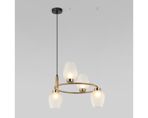 Подвесной светильник Alva 30183/4 латунь Eurosvet