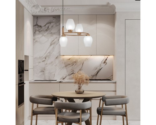 Подвесной светильник Alva 30183/4 латунь Eurosvet