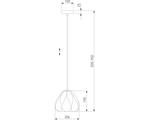 Подвесной светильник Sinki 30187/1 белый Eurosvet