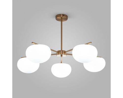 Потолочная люстра Like 30190/5 латунь Eurosvet
