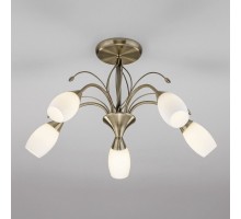 Потолочная люстра Ginevra 30280/5 античная бронза Eurosvet