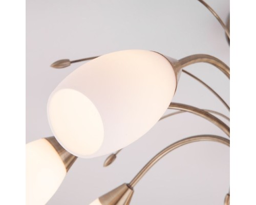 Потолочная люстра Ginevra 30280/8 античная бронза Eurosvet