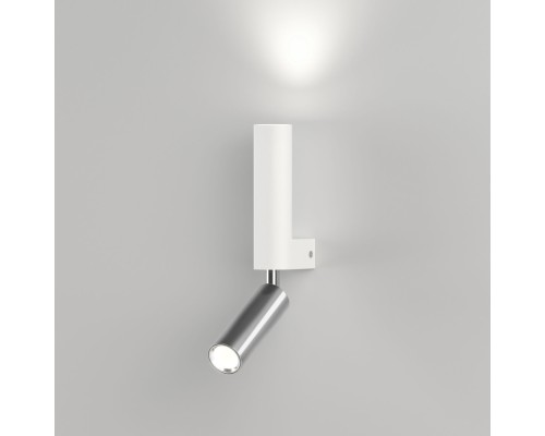 Настенный светильник Pitch 40020/1 LED белый/хром Eurosvet