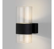 Настенный светильник Watford 40021/1 LED чёрный/прозрачный Eurosvet