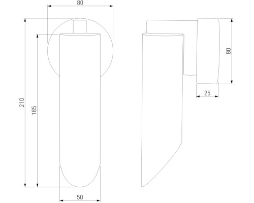 Настенный светильник Wing 40037/1 золото Eurosvet