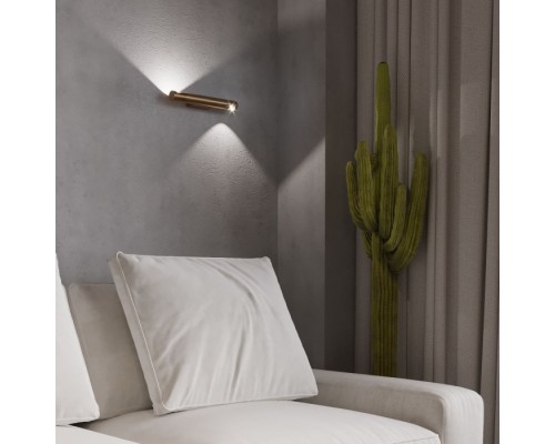 Настенный светильник Tybee 40161 LED латунь Eurosvet