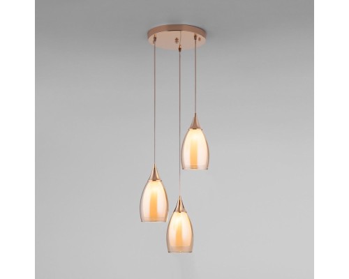 Подвесной светильник Cosmic 50085/3 золото Eurosvet