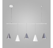 Подвесной светильник Castle 50088/5 белый/серебро Eurosvet