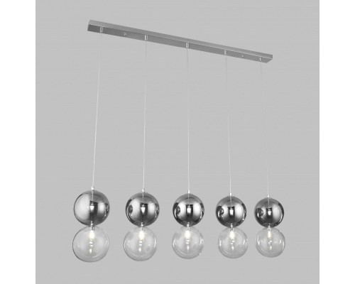 Подвесной светильник Selisa 50091/5 хром/дымчатый Eurosvet