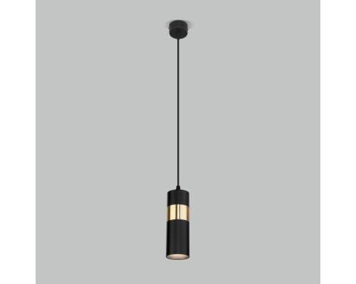 Подвесной светильник Viero 50096/1 черный/золото Eurosvet