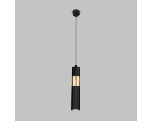 Подвесной светильник Viero 50097/1 черный/золото Eurosvet