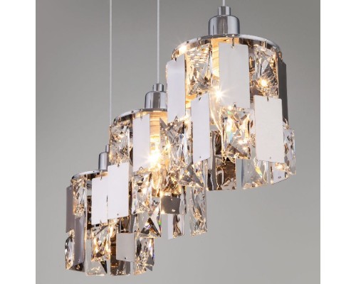 Подвесной светильник Scoppio 50101/3 хром Eurosvet