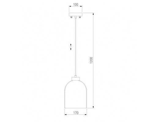 Подвесной светильник Tandem 50119/1 никель Eurosvet