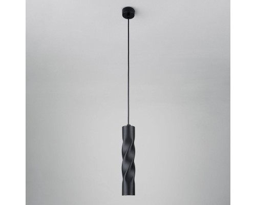Подвесной светильник Scroll 50136/1 LED черный Eurosvet