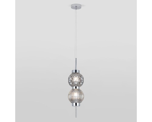 Подвесной светильник Plaza 50186/2 хром Eurosvet